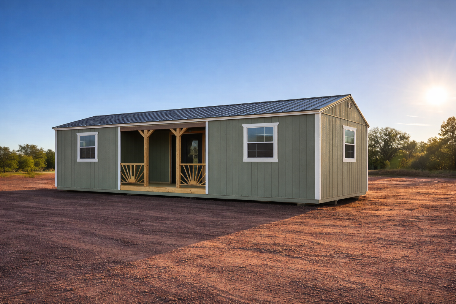 On-site shed relocation move